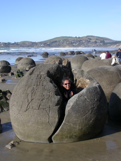 Moeraki Beach Boulder